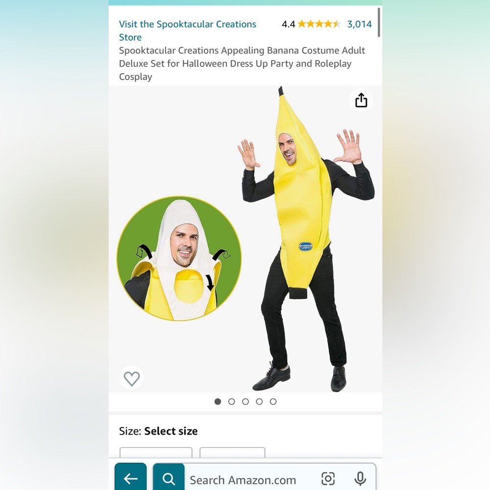 Spooktacular Banana Costume